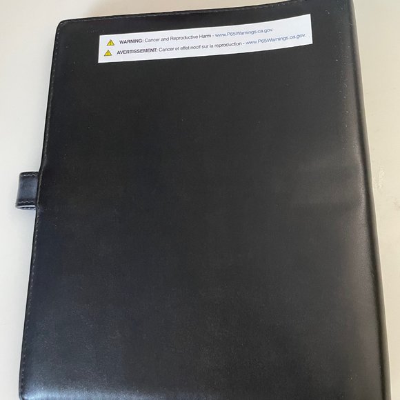 (6x)Recollections 6 Ring Binder w/ 12 Monthly Tab Dividers 8.5" x 10.75” - Black - Picture 2 of 3